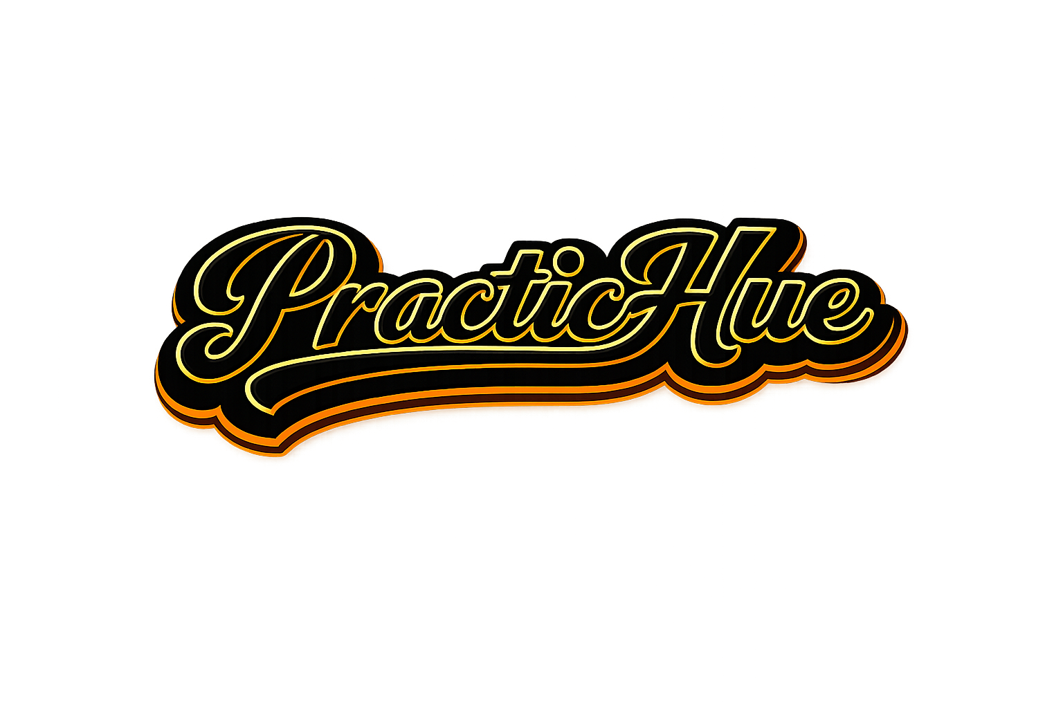 PracticHue logo card